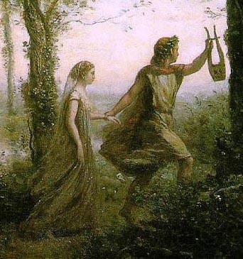 Jean-Baptiste Camille Corot Modification of Orphee ramenant Eurydice des enfers Norge oil painting art